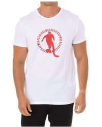 Bikkembergs - Pupino Short-Sleeved Round Neck T-Shirt Bkk1Mts02 - Lyst