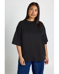 Boohoo - Plus Basic Oversized T Shirt - Lyst