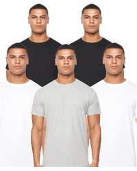 Duck and Cover - Caplaz Plain T-Shirt (Pack Of 5) (Multicoloured) - Lyst