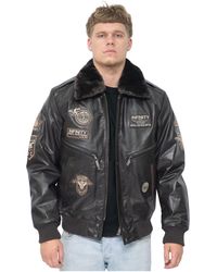 Infinity Leather - Us Air Force Bomber Jacket-Wellington - Lyst