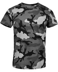 Sol's - Camo Short Sleeve T-Shirt Camo) Cotton - Lyst