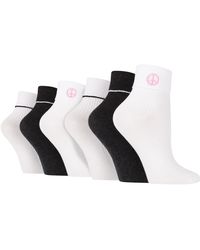 Wildfeet - 6 Pairs Ladies Lounge Turn Cuff Socks - Lyst