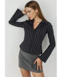Hiccup - Fitted Striped Button-Up Shirt - Lyst
