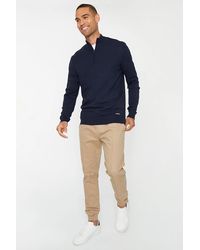 Threadbare - Zip Neck Sweater - Lyst