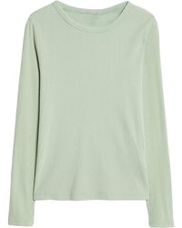 Secret Label - Ribbed Long Sleeve Top - Lyst