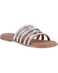 Hush Puppies - Paris Slide Suede Sandals - Lyst