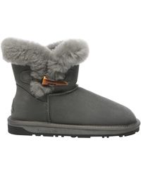 EVER AU - Robin Horn Toggle Button Mini Boots - Lyst