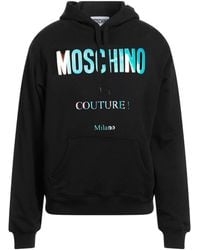 Moschino - Bold Logo Hoodie Cotton - Lyst