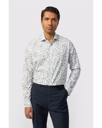 Alexandre Silver Label - Long Sleeve Floral Tailored Formal Shirt - Lyst