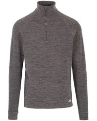 Trespass - Harold Half Zip Fleece Top Marl) - Lyst