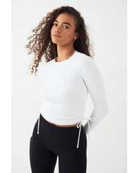 DSGN Studio - Sculpt Ruched Side Long Sleeve Top - Lyst