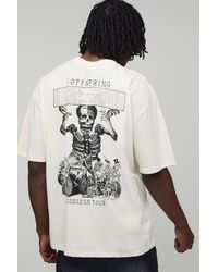 BoohooMAN - Tall Oversized The Offspring License Printed T-Shirt - Lyst