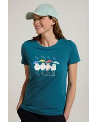 Mountain Warehouse - Great British Weather Ii Tee Quick Dry Breathable T-Shirt Cotton - Lyst
