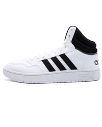 adidas Originals - Sneakers Adidas Originele Hoops 3.0 Midden Wit - Lyst