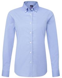 PREMIER - Ladies Supreme Oxford Long-Sleeved Shirt Oxford) - Lyst