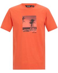 Regatta - Cline Ix Beach T-Shirt (Tigerlily) - Lyst