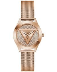 Guess - Glitz Plaque Watch Gw0835L3 Stainless Steel - Lyst