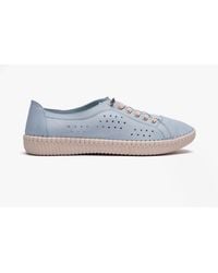 Lotus - Kamari Ladies Leather Trainers Pale - Lyst