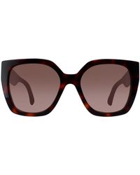 Gucci - Sonnenbrille Gg1300 S 003 Havanna/Dunkelbraun Damen - Lyst