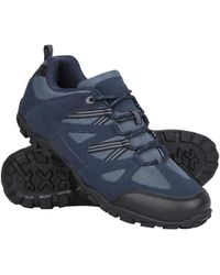 Mountain Warehouse - Walking Shoes Suede Mesh Upper Rubber Outsole Everyday Footwear Synthetic Leather - Lyst