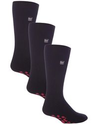 Heat Holders - 3 Pair Multipack Slipper Socks With Grips For Winter - Lyst