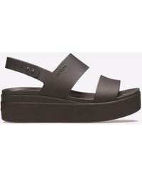 Crocs™ - Brooklyn Low Wedge Platform Sandals - Lyst
