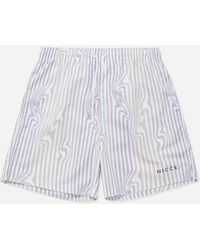 Nicce London - Strata /Lilac Swim Shorts - Lyst