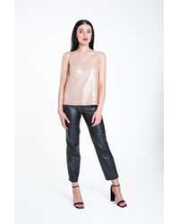 Gini London - Sequin V Neck Cami Top - Lyst