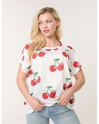 Blue Vanilla - Cherry Oversized Top - Lyst