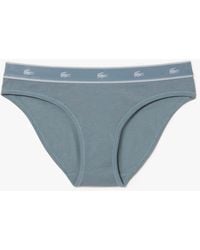 Lacoste - Stretch Cotton Briefs - Lyst