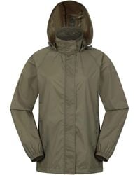 Mountain Warehouse - 'Pakka' Packable Jacket Waterproof Breathable Adjustable Hood Rain Coat Polyamide - Lyst