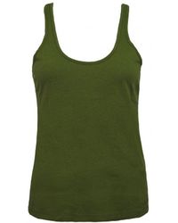Timberland - Tank Silk Insert Top Vest A0081 001 Cotton - Lyst