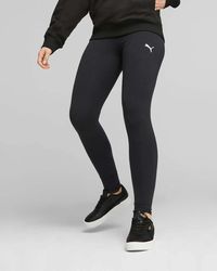 PUMA - High Waist Cotton Leggings Tights 676817 - Lyst