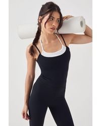 DSGN Studio - Sculpt Double Layer Interal Padded Vest Top - Lyst