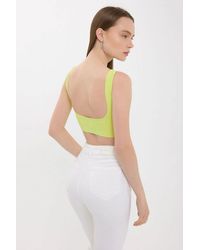Hiccup - Sleeveless Round Neck Top With Back Detail - Lyst