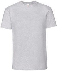 Fruit Of The Loom - Iconic 195 Premium Ringspun Cotton T-Shirt (Heather) - Lyst