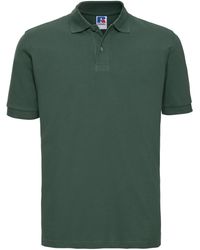 Russell - 100% Cotton Short Sleeve Polo Shirt (Bottle) - Lyst