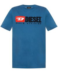DIESEL - T-Diego-Division Logo T-Shirt Cotton - Lyst