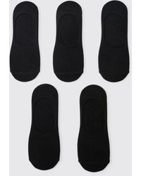 BoohooMAN - 5 Pack Plain Invisible Socks - Lyst