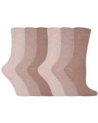 IOMI - Ladies 6 Pack Non Elastic Diabetic Socks With Hand Linked Toe Seams - Lyst