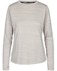 Trespass - Nettil Active Top Met Lange Mouwen (platina Mergel) - Lyst