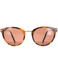 Serengeti - Round Shiny Havana Mineral Polarized Drivers Elyna - Lyst