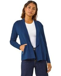 Roman - Knitted Zip Detail Jacket - Lyst