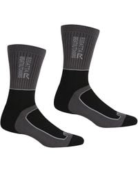 Regatta - Samaris 2 Season Socks (Pack Of 2) /Dark Steel) - Lyst