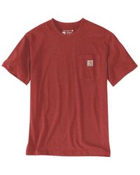 Carhartt - Work Pocket Short Sleeve Cotton T Shirt Tee - Lyst