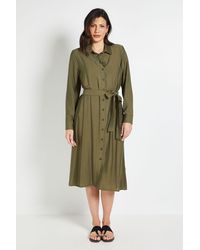 Wallis - Collared Button Through Shirt Dress - Lyst