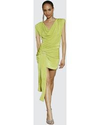 River Island - Mini Dress Embellished Drape Trim - Lyst