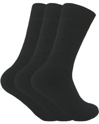 Sock Snob - 3 Pairs Padded Sole Winter Warm Thermal Wool Walking Boot Socks - Lyst