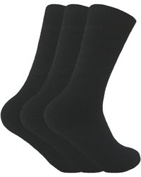 Sock Snob - 3 Pairs Padded Sole Winter Warm Thermal Wool Walking Boot Socks - Lyst