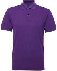 Asquith & Fox - Short Sleeve Performance Blend Polo Shirt - Lyst